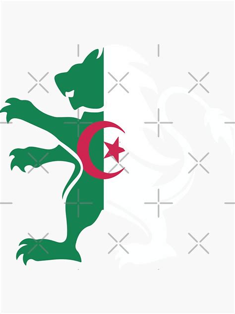 Algeria Algeria Flag Algerian North Africa Fennec Sticker For