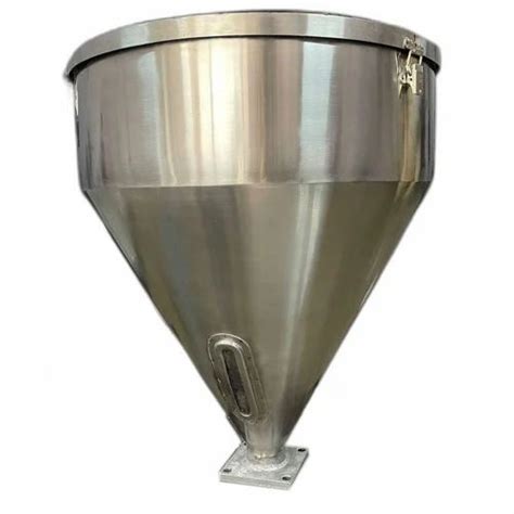 Stainless Steel Hopper Kg At Rs Piece Stainless Steel Conical