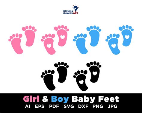 Baby Foot Svg Baby Feet Svg Baby Foot Print Svg Baby Feet Print Svg