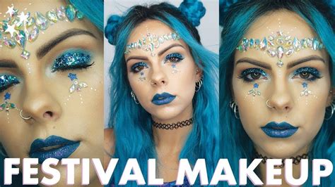 Festival Glitter Makeup Tutorial Mugeek Vidalondon