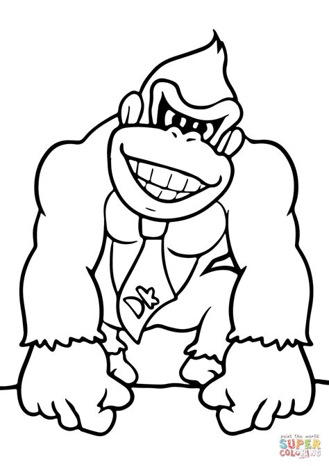 Coloriages Donkey Kong Coloriages Donkey Kong Des Coloriages