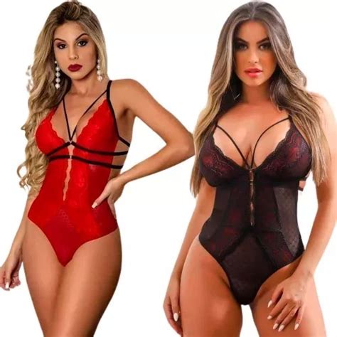 Bory Corte Frontal Frente Única Renda Luxo Lingerie Body Frete grátis