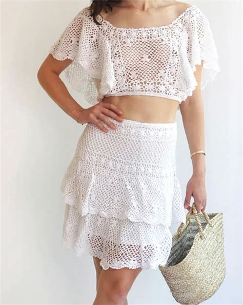 Pin By Silvana Estrela On Roupa Croch Crochet Dress Crochet Fashion