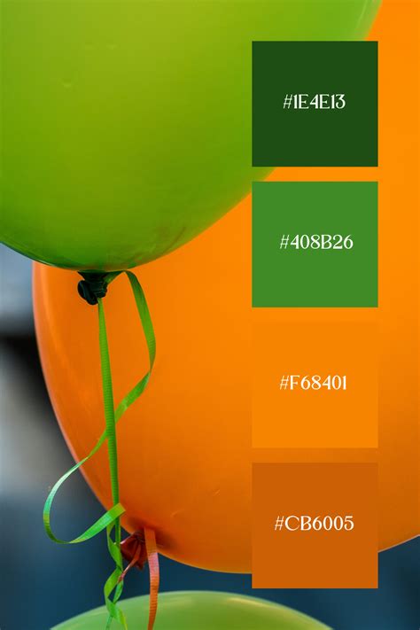 Green And Orange Color Palette Color Scheme Generator In 2024