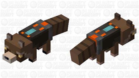 Rocket Raccoon Minecraft Mob Skin