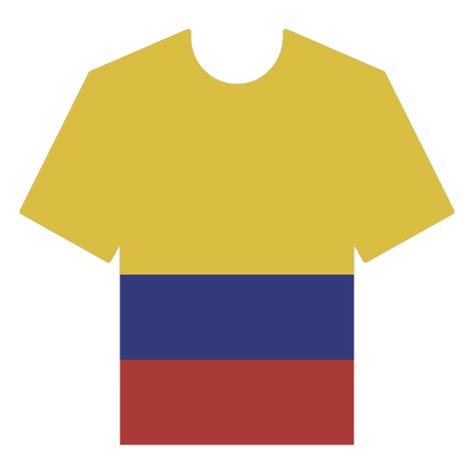 Colombia Soccer Jersey PNG & SVG Design For T-Shirts