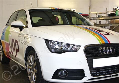 Totally Dynamic Audi A Fully Wrapped In A Printed Vinyl Vehicle