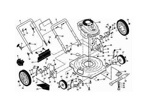 Ryobi Lawn Mower Parts Diagram