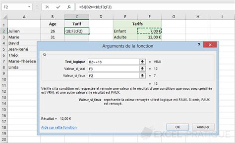 Formation Excel Fonction SI Et Imbrications