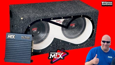 Old School MTX Thunder Bandpass Subwoofer Box Sold At Circuit City