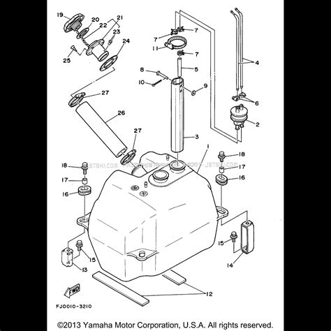 Yamaha Wave Runner Iii Wra650q Replacement Parts Manual 1992 7