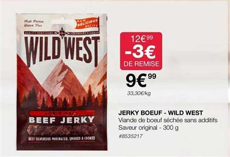 Promo Jerky Boeuf Wild West Chez Costco ICatalogue Fr