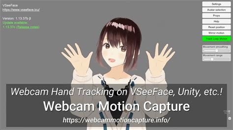 Hand Tracking With Only Webcam On Vseeface Vmc Protocol Is Supported