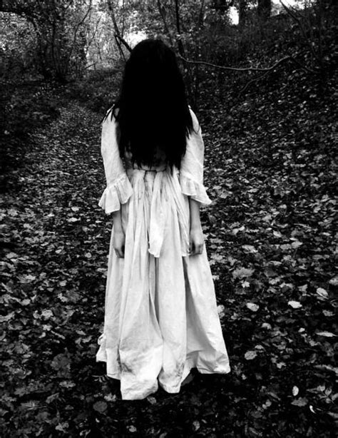 Scary Girl In White Dress