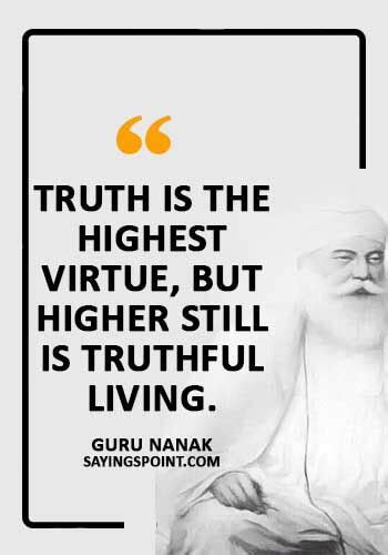 35 Famous Guru Nanak Quotes And Sayings Sayings Point Guru Quotes