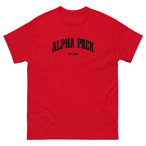 ALPHA PACK VARSITY BLACK SHIRT | Stevie T