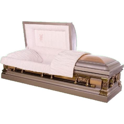 Copper Coral Rose Solid Copper Casket Free Shipping Today Overstock