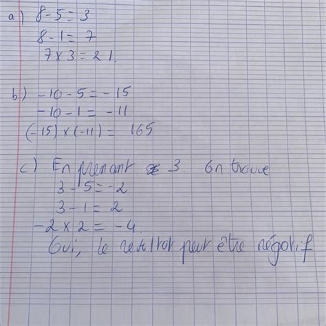 Exercice Comprendre Un Programme De Calcul Voici Un Programme De