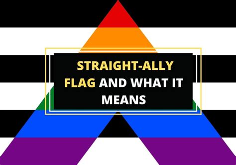 The Straight Ally Flag Symbolism And Meaning Explained Symbol Sage