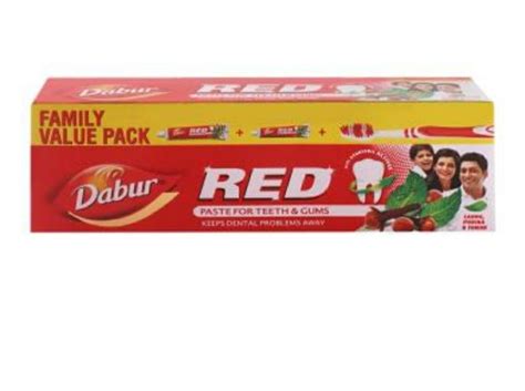 Buy Dabur Red Toothpaste 200 100 G With Free Toothbrush Online