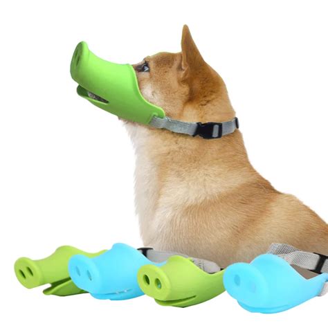 Breathable Soft Silicone Dog Muzzle For Dogs Cute Piggy Design Dog