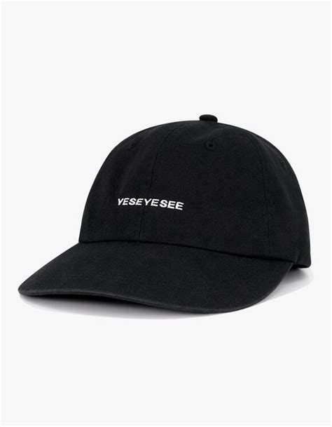 yeseyesee Y E S Logo Ballcap Black 하이츠스토어