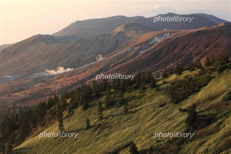 草津白根山からの山並みと雲海 写真素材 1580416 フォトライブラリー Photolibrary