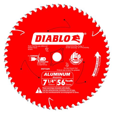 D N Saw Blades Aluminum Cutting Aluminum Diablo Tools