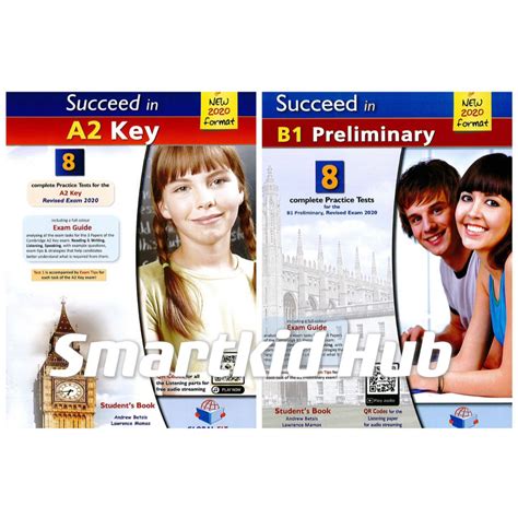 Jual Succeed In A2 Key B1 Preliminary 8 Complete Practice Tests New For