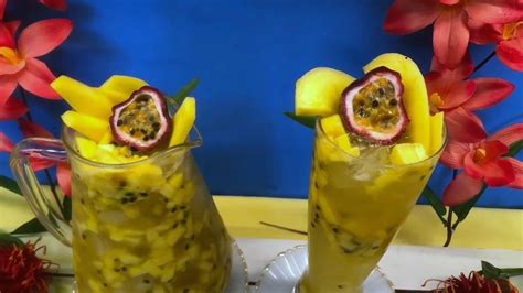 Лимонад манго-маракуйя в домашних условиях — рецепт с пошаговыми фото