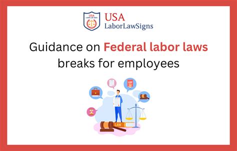 Guidance on Federal labor laws breaks for employees