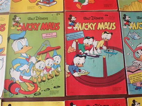 21 MICKY MAUS Comic Hefte 1955 59 60 61 62 Disney Spielzeug Kaufen