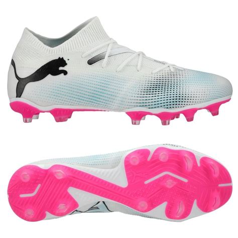 PUMA Future 7 Match FG AG Phenomenal Weiß Schwarz Poison Pink