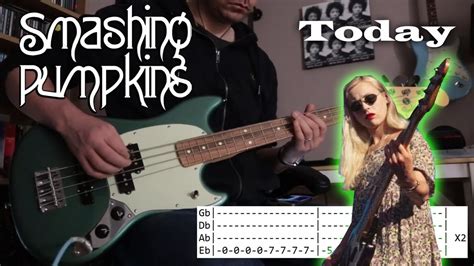 Smashing Pumpkins Today Bass Cover W Tabs YouTube