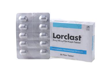 LORCLAST 5 10 MG 30 FILM KAPLI TABLET 2023 Fiyatı