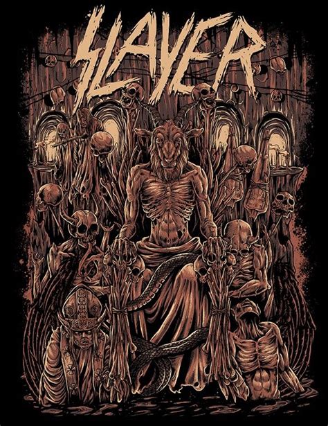 Slayer On Behance Heavy Metal Art Metal Artwork Metal Albums