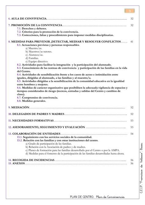 Pdf Plan De Convivencia Ceip Francisco De Velasco Dokumen Tips