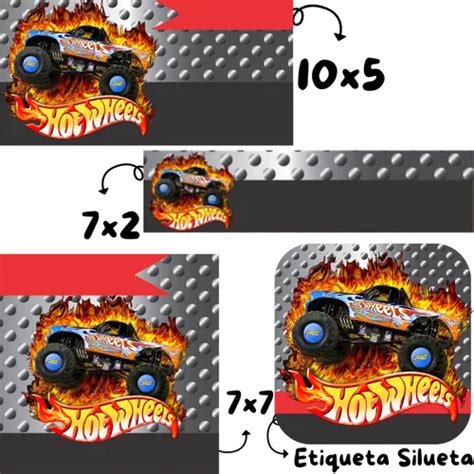 Kit Imprimible Etiquetas Escolares Hot Wheels Pdf MercadoLibre