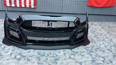 New Product Gt500 Shelby Front Bumper Body Kit Pp Material For Ford