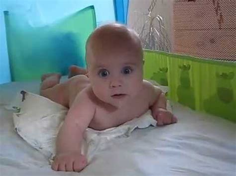 Our Naked Baby Lying On His Tummy Youtube