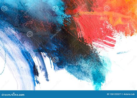 Abstract Oil Painting Background Oil On Canvas Texture Hand Dr Stock