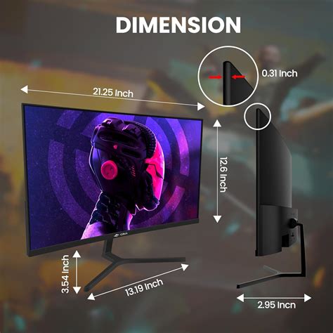 Crua 24 Inch 144hz 180hz Curved Gaming Monitor Fhd India Ubuy