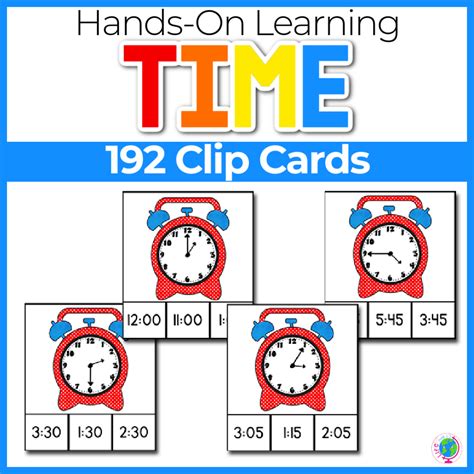 easy time clip cards  cards multiple levels