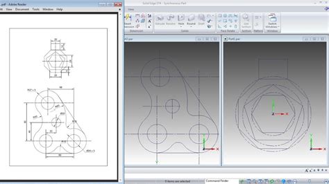 Solid Edge 2D Practice Tutorials For Beginners 2 Solid Edge Sketch