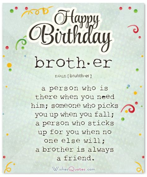 Happy Birthday Brother Quotes