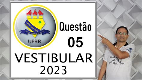 CORREÇÃO QUESTÃO 05 DO VESTIBULAR DA UFRR 2023 Função Composta e PG