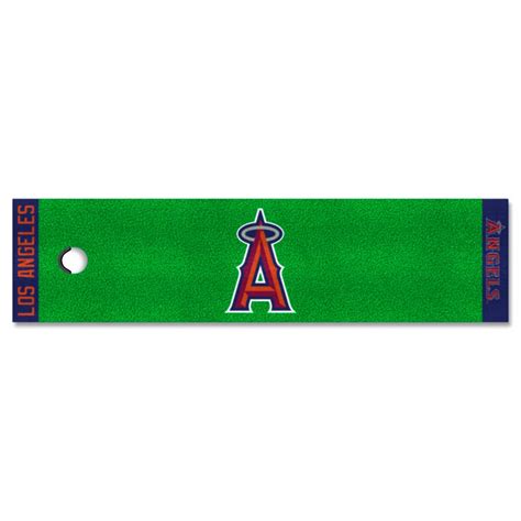 Officially Licensed Mlb Putting Green Mat Los Angeles Angels