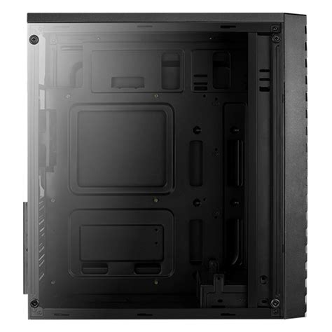 Gabinete Gamer Aerocool Streak Rgb Mid Tower Acr Lico Black Atx