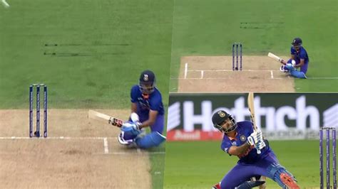 Ind Vs Nz Washington Sundar Played Unthinkable Shot Shikhar Dhawan