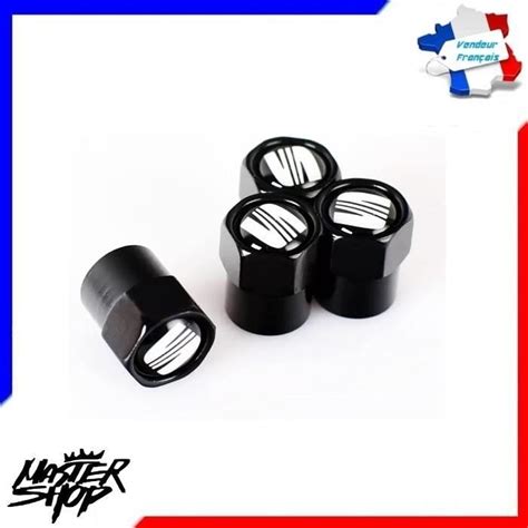 Bouchon De Valves Logo De Voiture Seat Noir Mastershop FR47